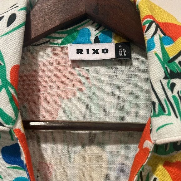 RIXO Jackie Floral Mini Dress - Size XS / Size 4 - Picture 7 of 14